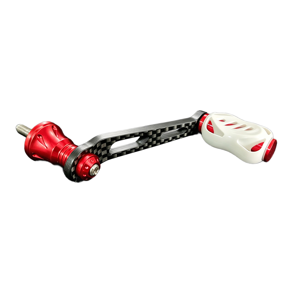Reel Handle - Schroefbare molensknop van koolstofvezel voor toernooivissen,