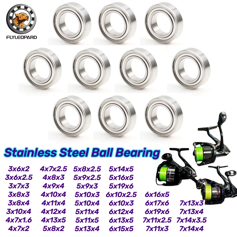 Reel Handle - 10 stks SMR85ZZ 5x8x2.5mm ABEC-9 Rvs