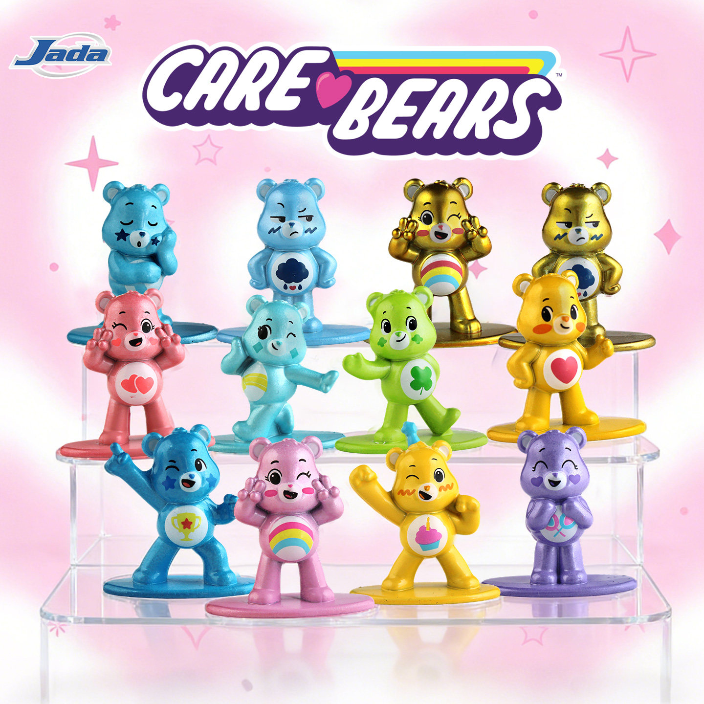 Reel Bag - Jada Nano metalfiguurtjes Care Bears Die-Cast